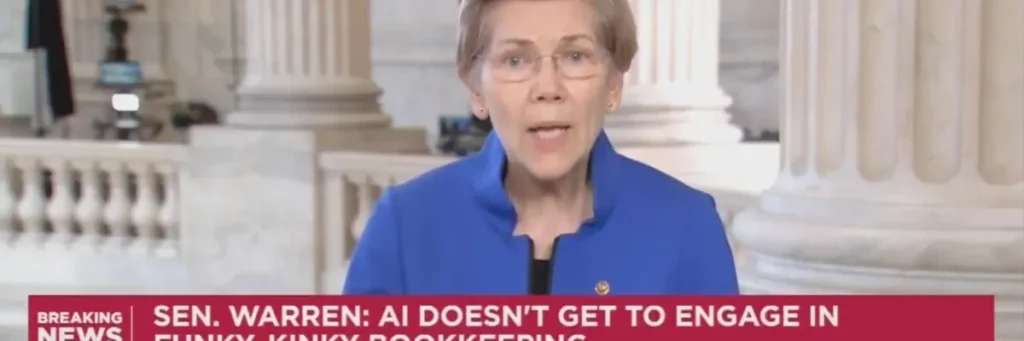 CNBC has on-air mishap with bizarre ‘kinky bookkeeping’ chyron in Elizabeth Warren segment