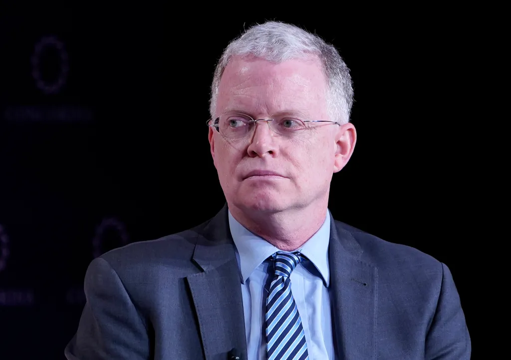 Senior Executive Editor for National Security NBC News, David Rohde, speaks onstage.