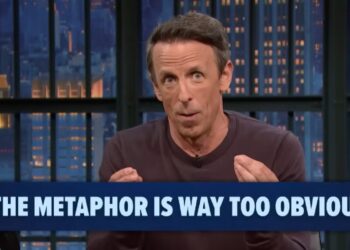 Seth Meyers Says He ‘Might as Well Just Quit’ After Trump Turns Reflecting Pool Green: ‘The Metaphor Is Way Too Obvious’