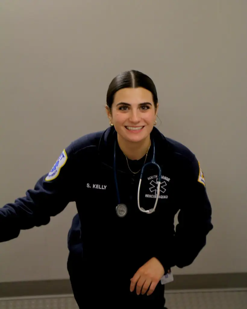 Kelly is stationed with the South Orange Rescue Squad.