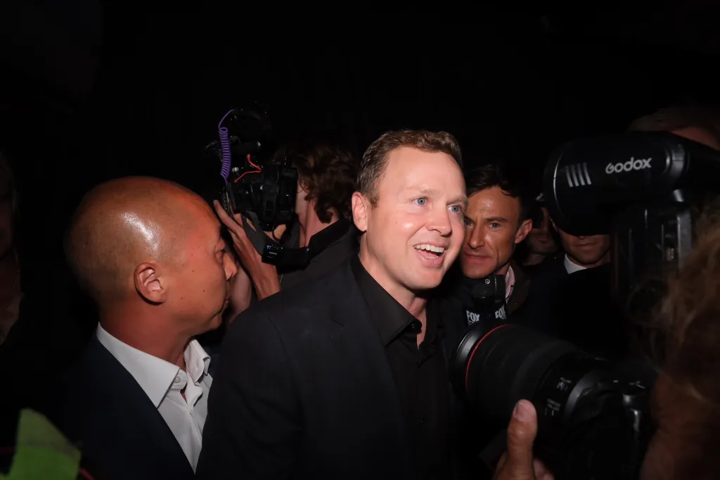 Spencer Pratt at his election event.