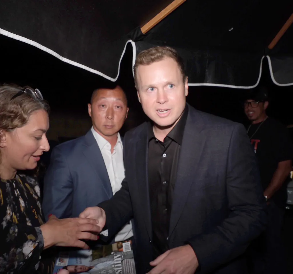 Spencer Pratt at his election event in Los Angeles, CA.
