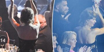 Taylor Swift taps Steven Spielberg to film her and Travis Kelce dancing at Songwriters Hall of Fame induction: video