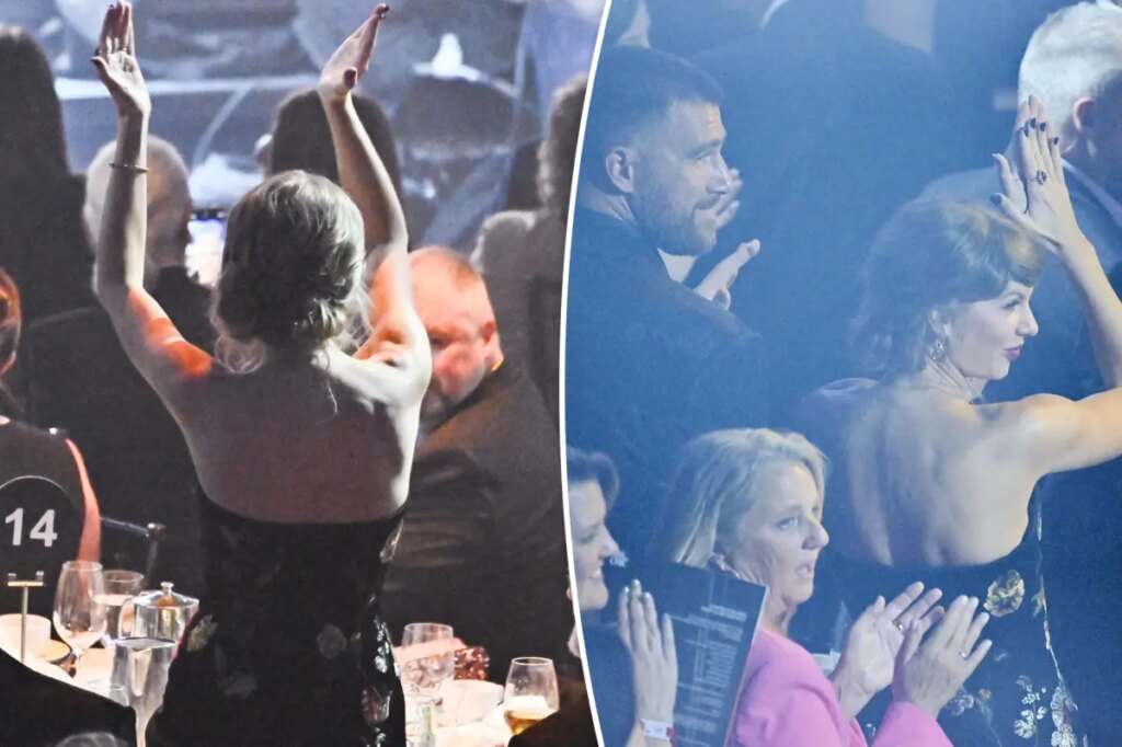 Taylor Swift taps Steven Spielberg to film her and Travis Kelce dancing at Songwriters Hall of Fame induction: video
