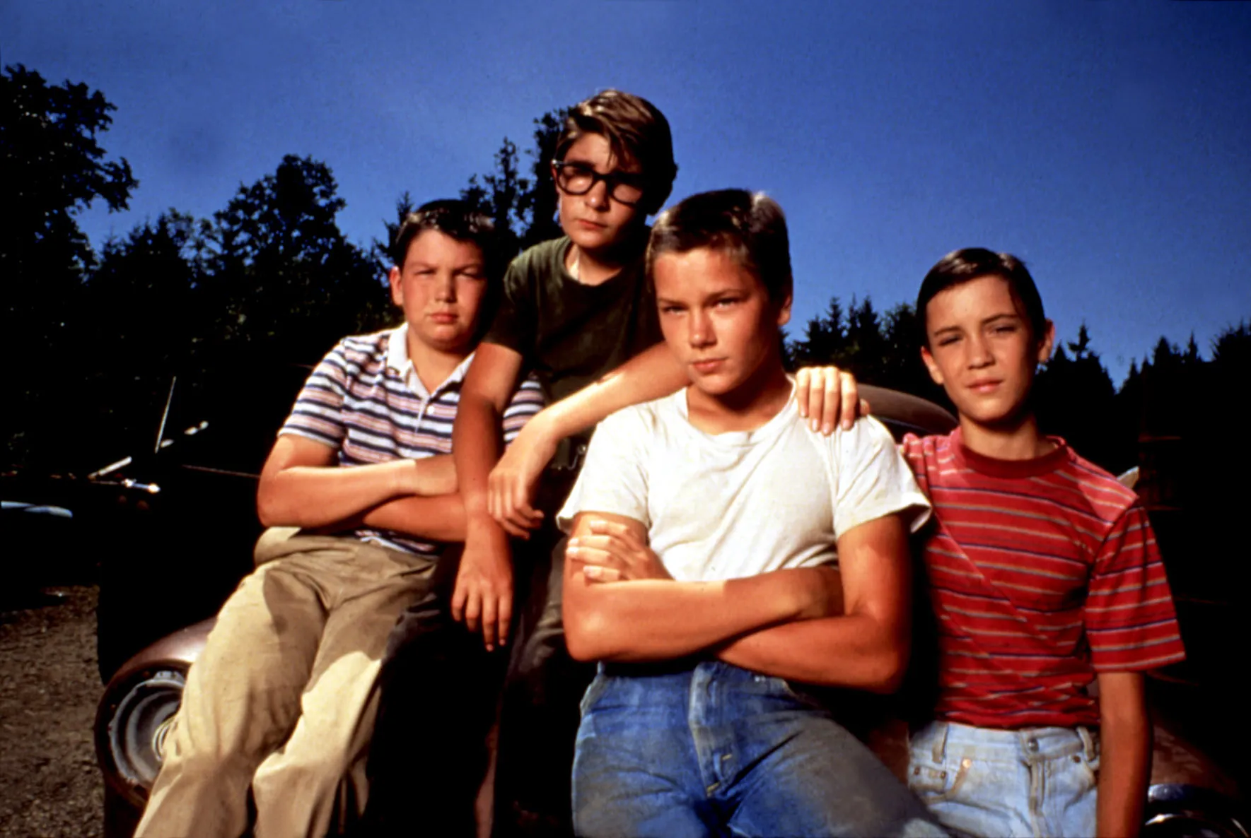 Jerry O'Connell, Corey Feldman, River Phoenix, Wil Wheaton