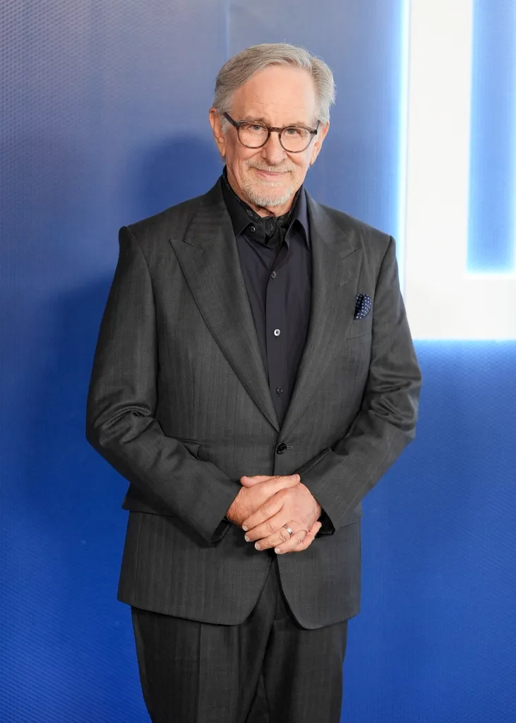 Steven Spielberg smiling at the 