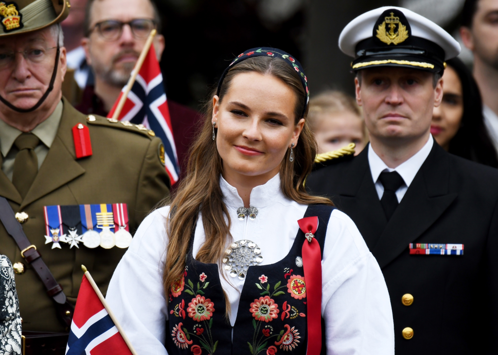 Princess Ingrid Alexandra of Norway celebrating Norwegian Constitution Day in Sydney.