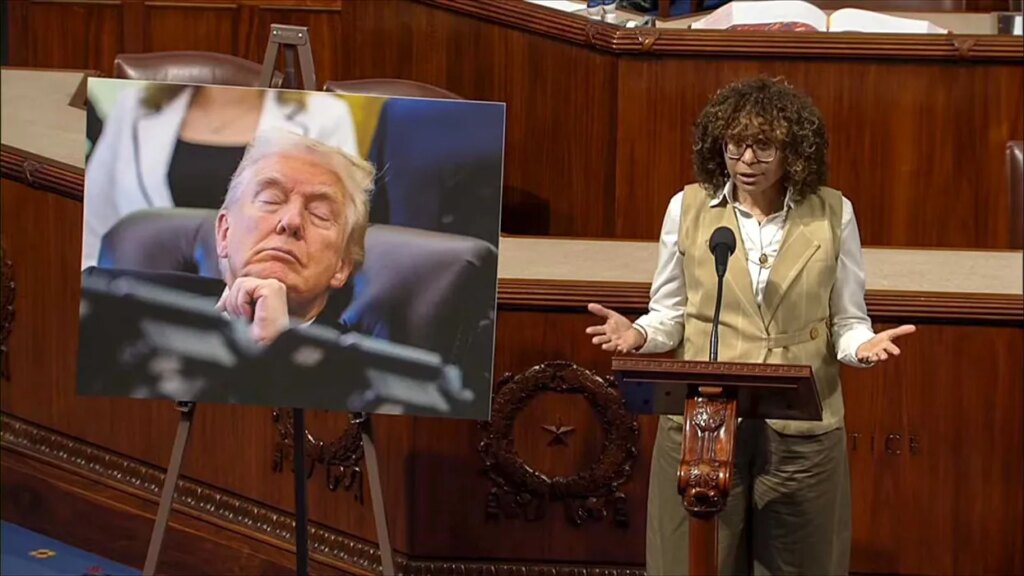 Trump ‘sleeping habits’ draw warning on House floor: ‘Grave national security threat’