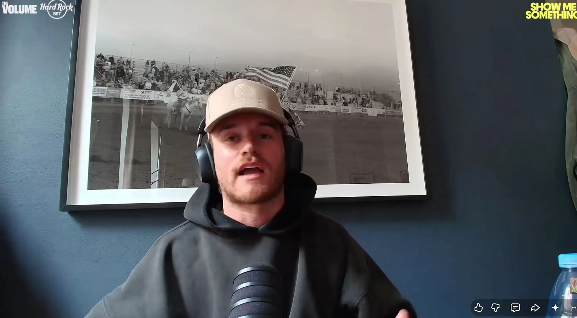 West Wilson speaking on a podcast.