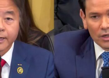 ‘You’re lying to Congress’: Rubio confronted in hearing with videos of Trump sleeping