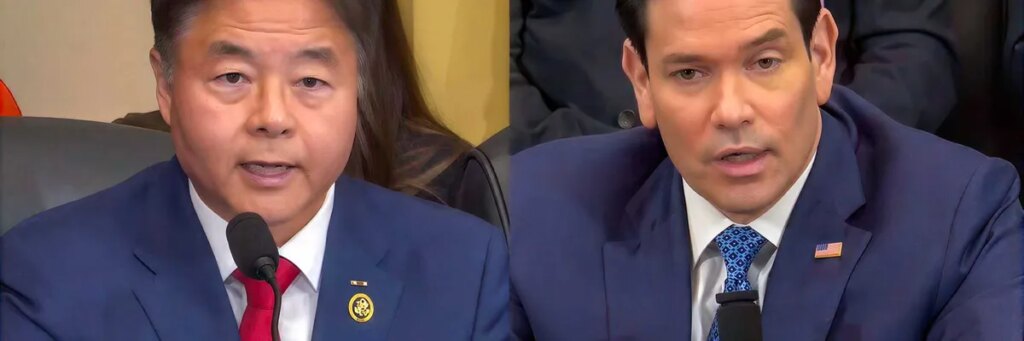 ‘You’re lying to Congress’: Rubio confronted in hearing with videos of Trump sleeping