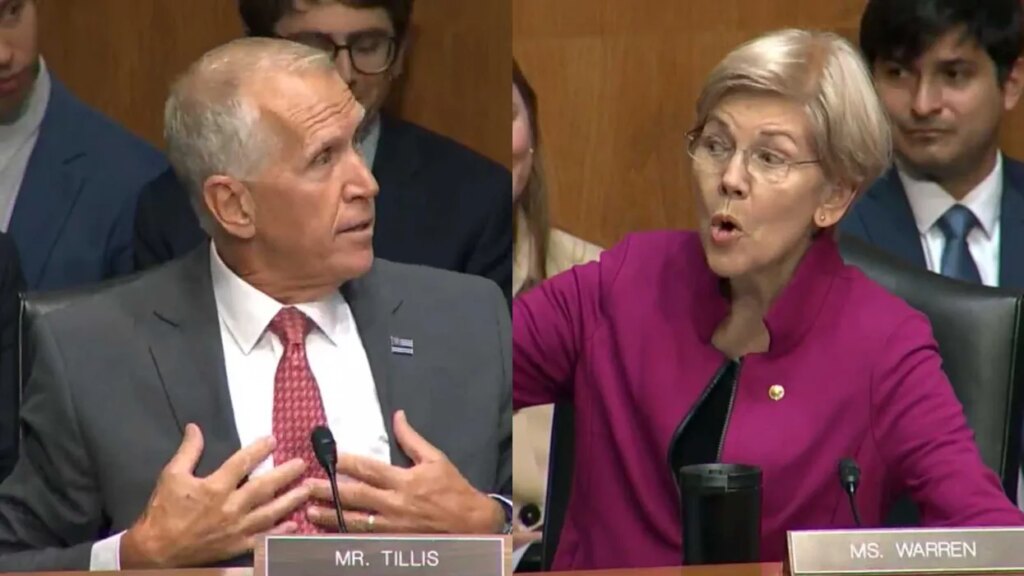 Elizabeth Warren insults GOP senator by clucking like chicken at tense hearing
