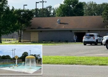 Three children shot near public pool in small Arkansas town, suspect taken into custody