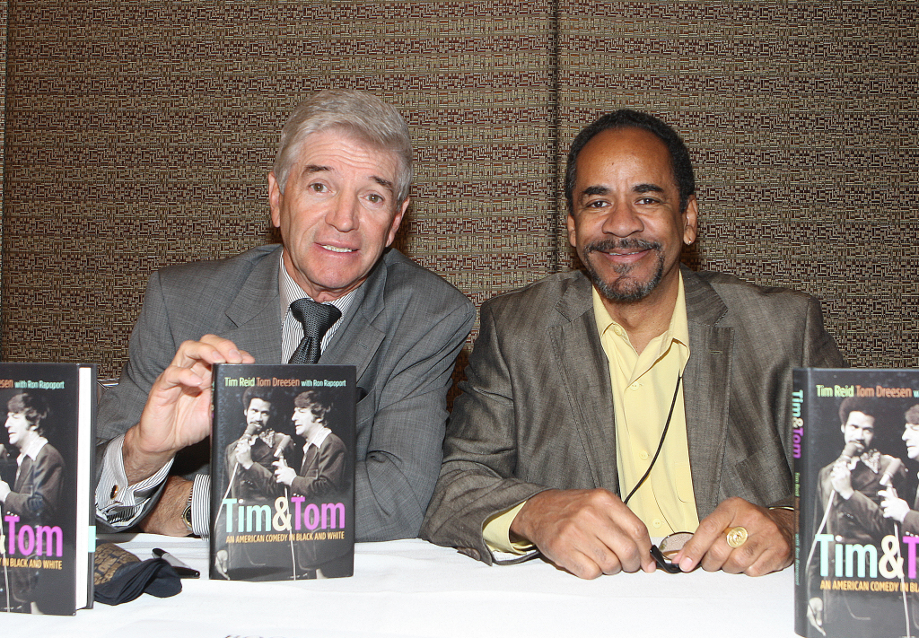 Tom Dreesen and Tim Reid at the 