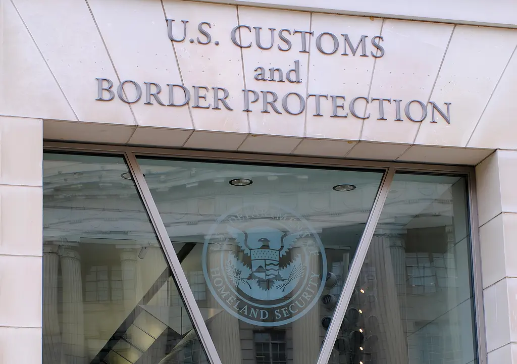 U.S. Customs and Border Protection building entrance.
