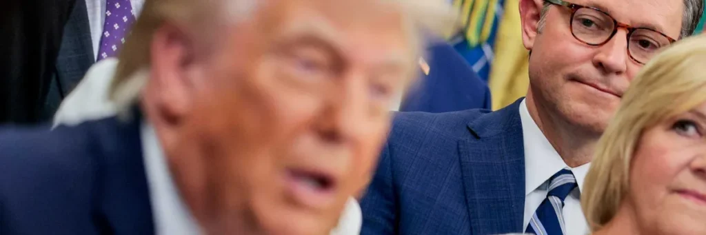 Mike Johnson’s ‘incredible’ response to new Trump threat floors White House reporter
