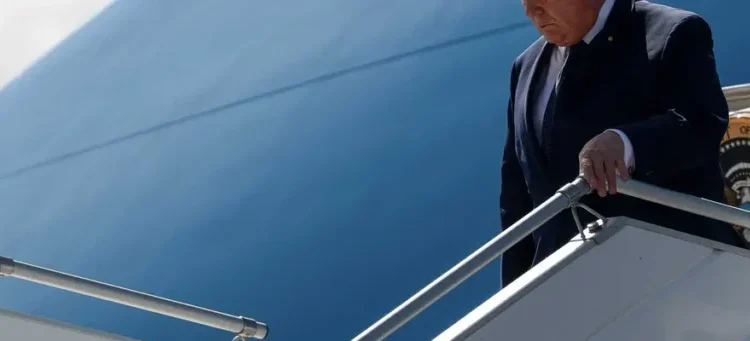 Bronze-free Trump’s ‘startling’ appearance at the G7 gave the game away: analysis