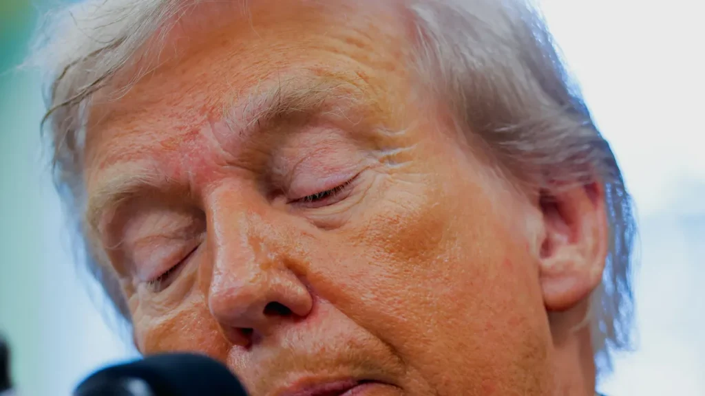 Calls to remove Trump from office after he appears to nod off at UFC birthday bash: ‘How?’