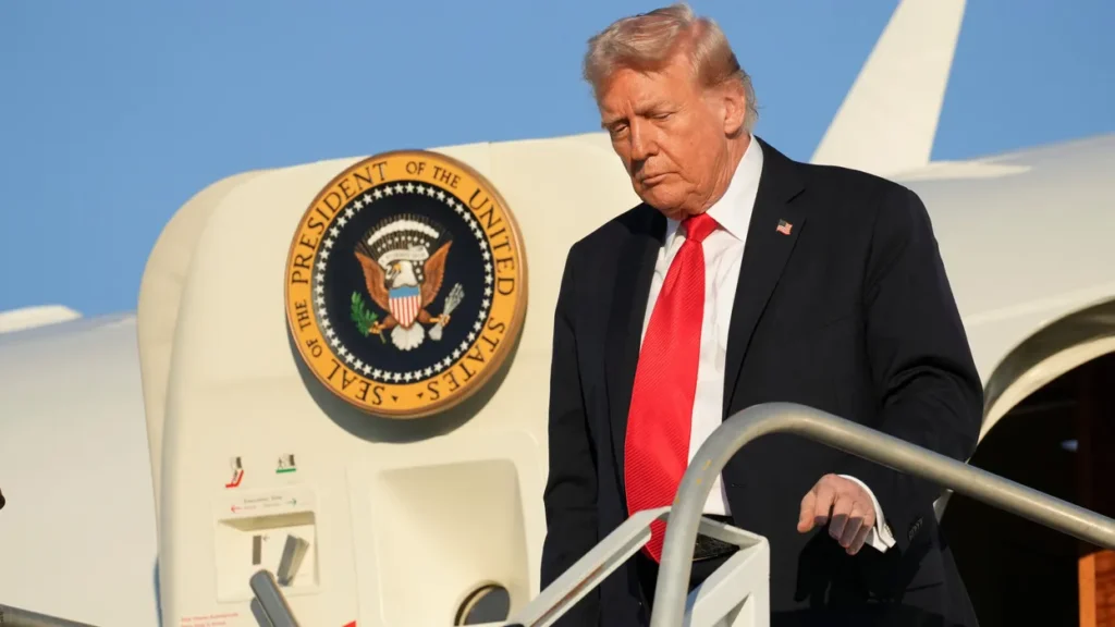 Trump triggers a crippling nosedive with desperate rebrand