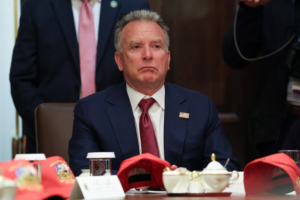 US Special Envoy to the Middle East Steve Witkoff attends a Cabinet Meeting with President Donald Trump at the White House on May 27, 2026.