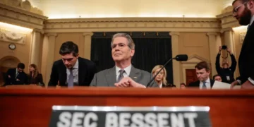 Treasury Secretary Scott Bessent confronted over Iran war during hearing