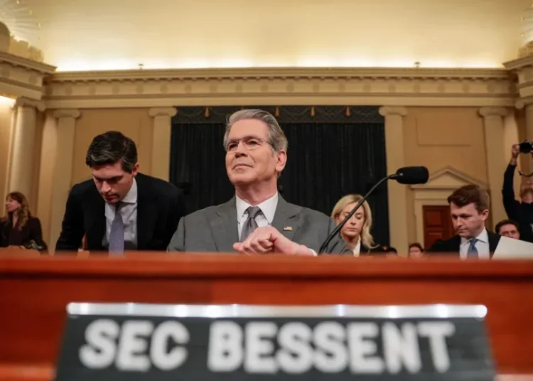 Treasury Secretary Scott Bessent confronted over Iran war during hearing