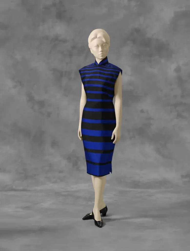 Dress (cheongsam), Hong Kong, early to mid-1960s. Source: Museum Associates/LACMA