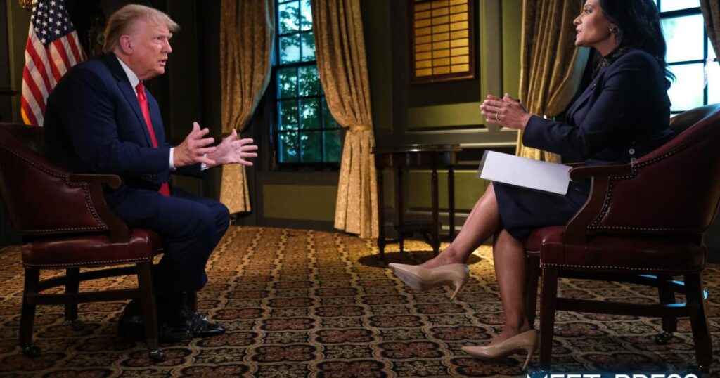 President Trump storms off NBC interview after claiming California election was ‘rigged’