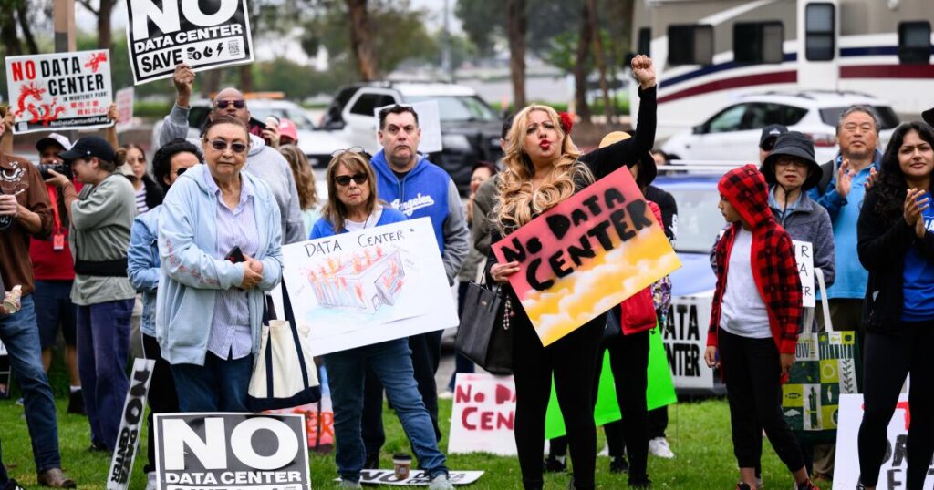 Newsom’s stance on controversial data centers about to be tested. Again.
