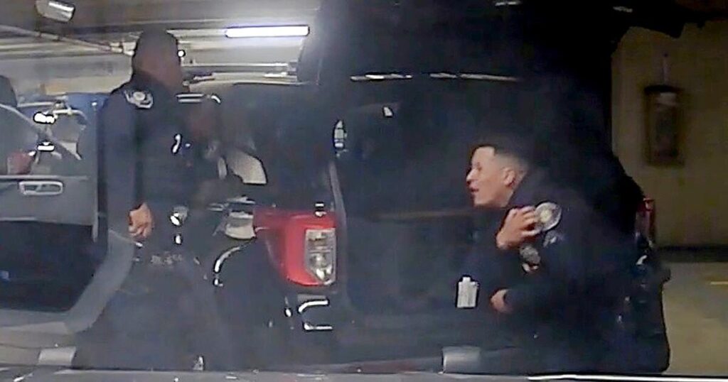Pasadena police officer shoots colleague during ‘horseplay’ in department parking lot, chief says