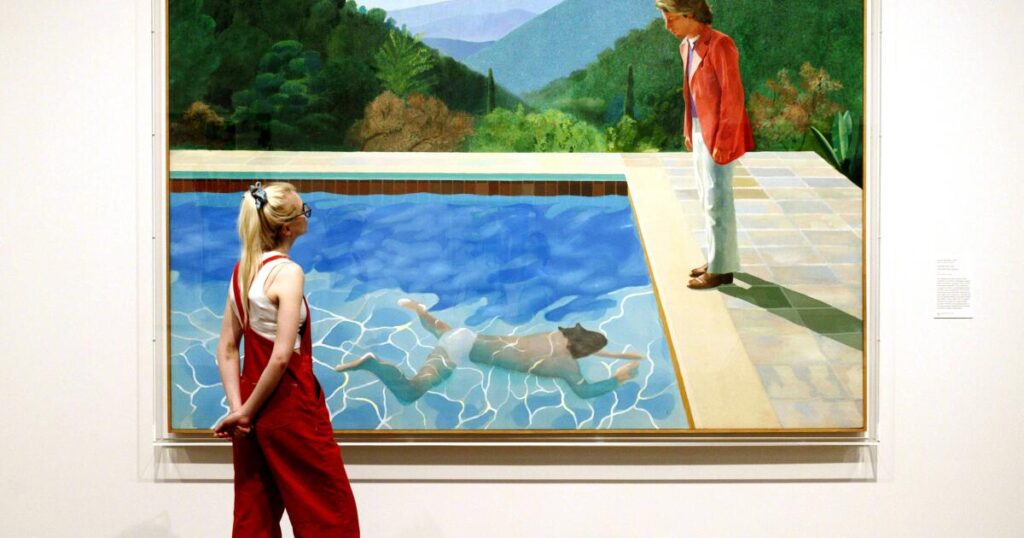 David Hockney’s paintings gave the world a vision of L.A.