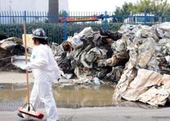 Cleanup of rotting meat, scorched debris begins at Boyle Heights cold-storage warehouse