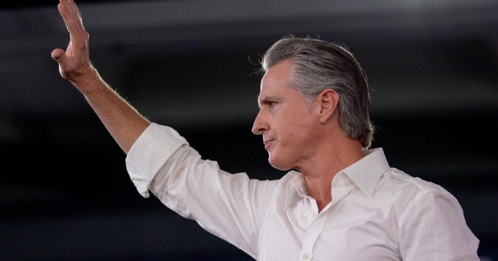 Sensing political opportunity, Newsom touts investigation he says is Trump’s doing