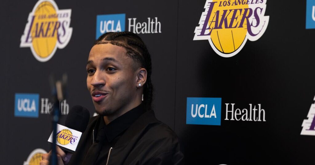 Cameron Carr on Lakers acquiring him draft night: ‘It didn’t feel real’