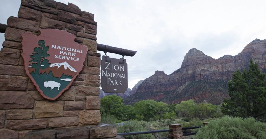 Former youth pastor accused of pushing wife off cliff in Zion National Park dies days after arrest