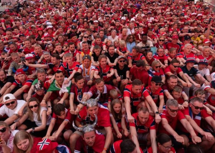 Norwegians ‘row’ Times Square and Tartan Army storms Boston as World Cup fandom takes over U.S. streets
