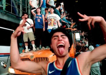 Mayhem mars euphoria as New York City celebrates the Knicks’ first championship in 53 years