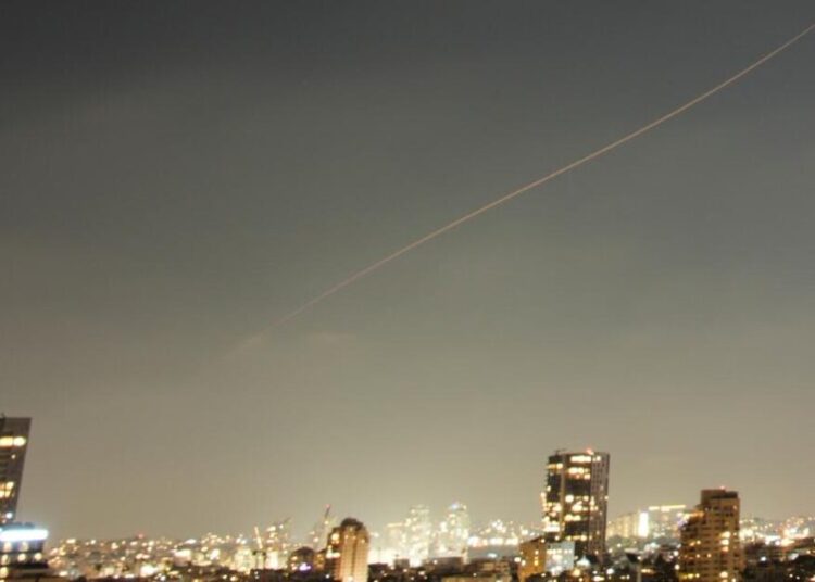 Israel says it has struck Iran after taking missile fire