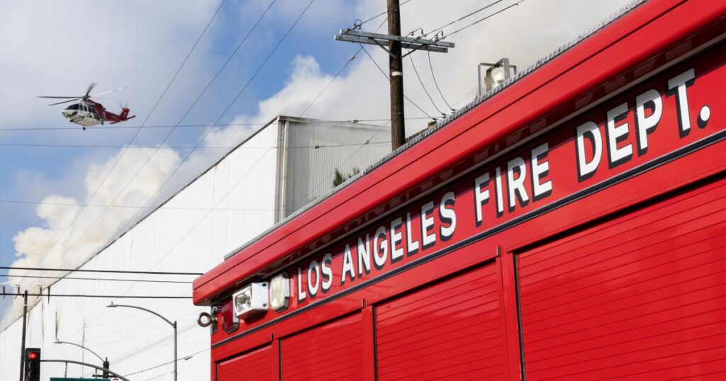 L.A. faces state of emergency as Boyle Heights fire continues spewing caustic smoke across region