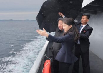North Korean leader Kim showcases new warship ahead of visit by China’s Xi