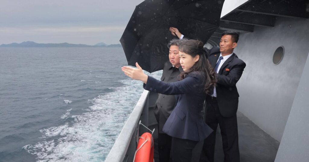 North Korean leader Kim showcases new warship ahead of visit by China’s Xi