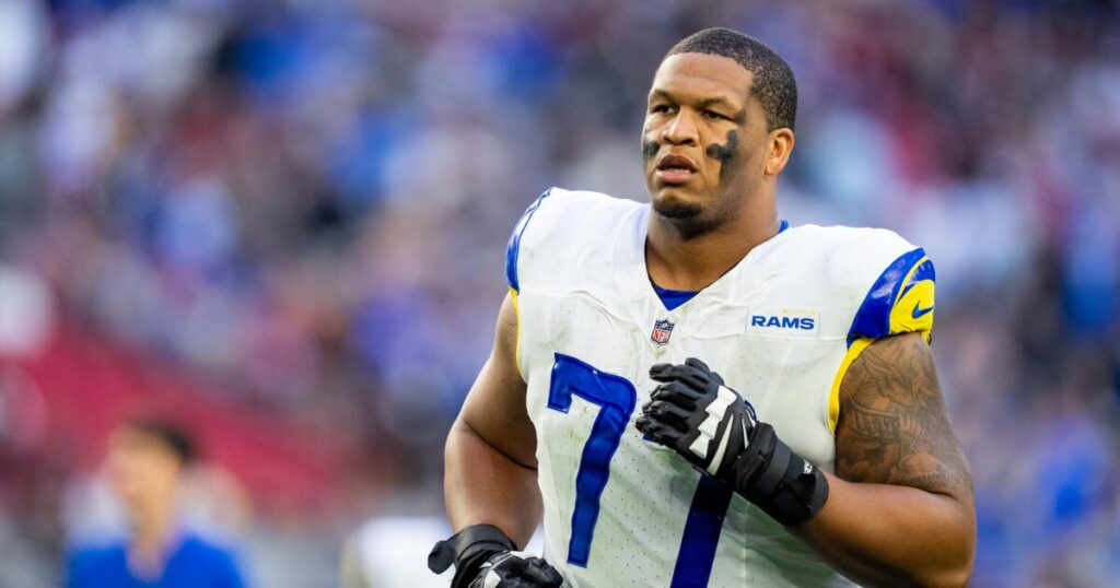Rams’ Alaric Jackson arrested on suspicion of felony domestic violence