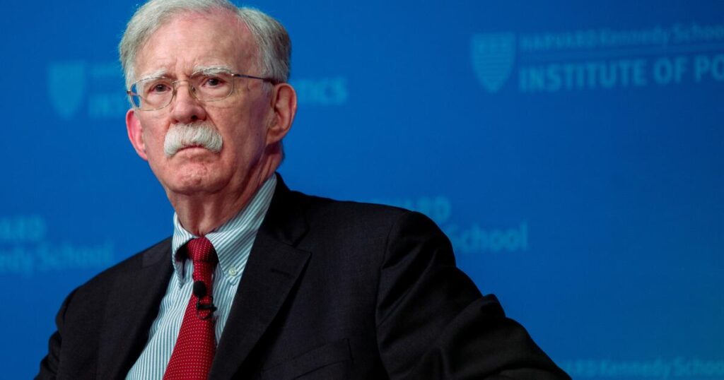 Ex-national security adviser John Bolton will plead guilty in classified information case: AP source