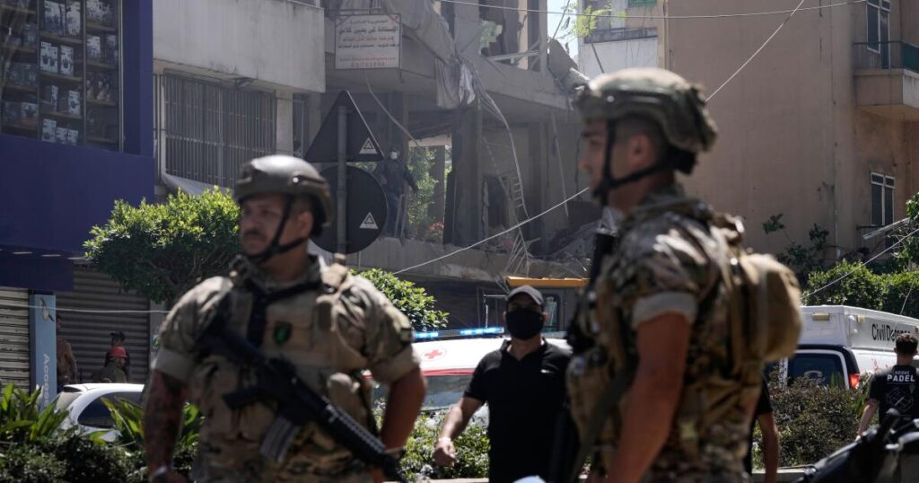 Israeli military strikes Beirut suburbs in the lead-up to anticipated U.S.-Iran deal