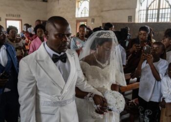 Celebrating a wedding amid the Ebola outbreak: No kisses or close contact, but love lives here