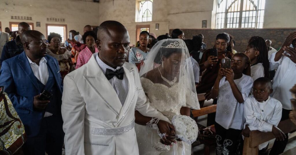 Celebrating a wedding amid the Ebola outbreak: No kisses or close contact, but love lives here