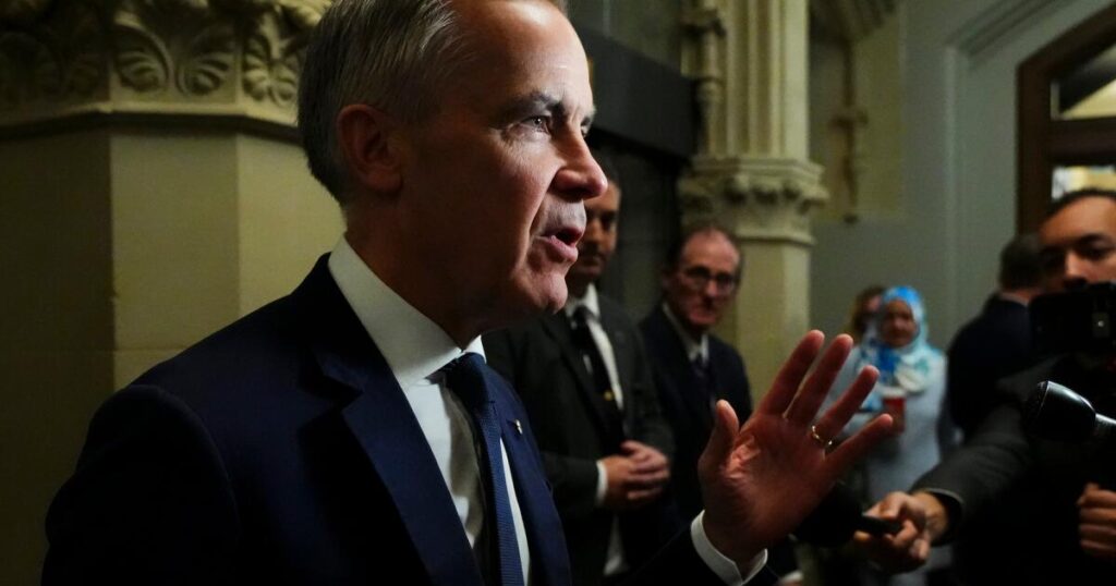 Ahead of G7, Carney softens tone toward Trump with trade talks at stake