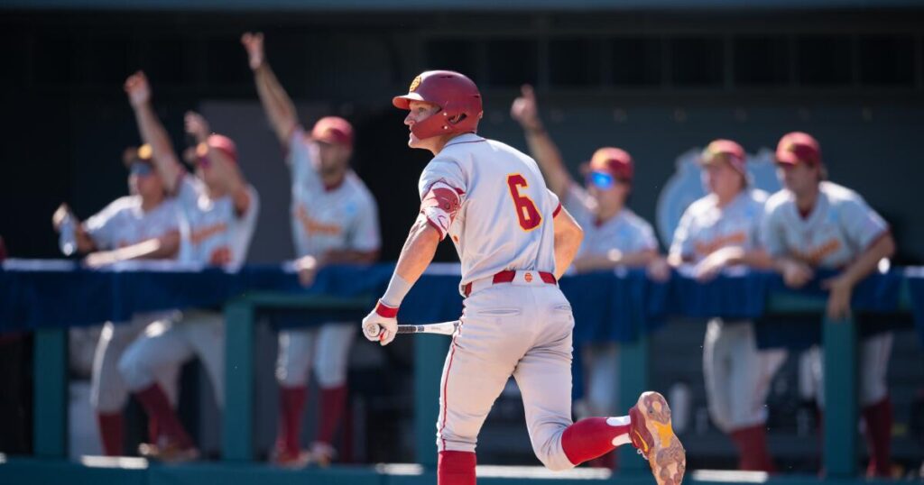 Dean Carpentier hits grand slam, powers USC to super regional win over North Carolina