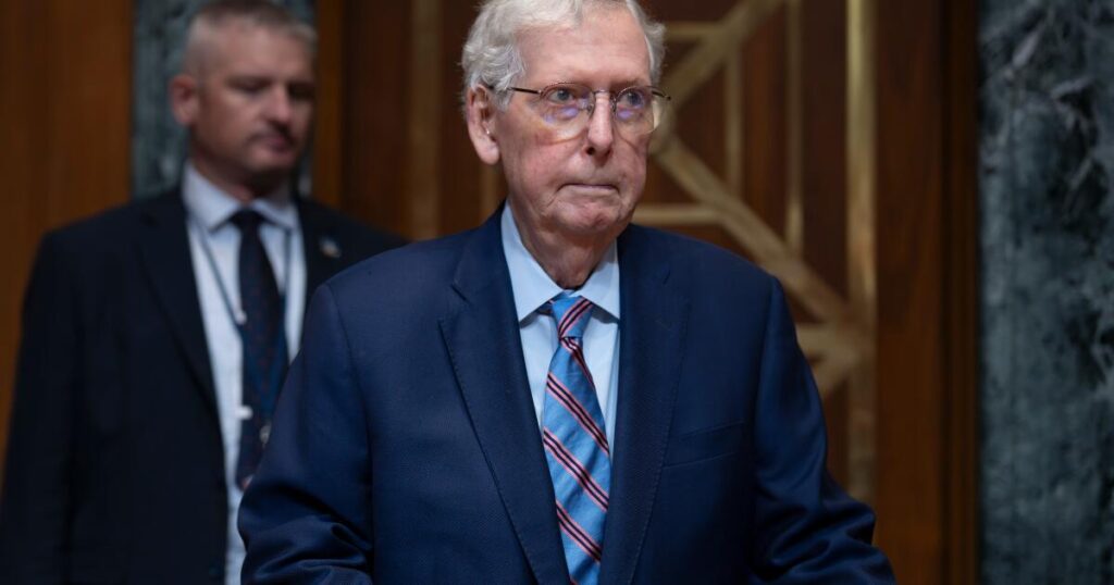 Former Senate leader Mitch McConnell hospitalized, but few details are known