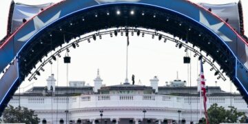 As Trump celebrates 80th birthday with a UFC cage-fighting event, big issues loom over his presidency